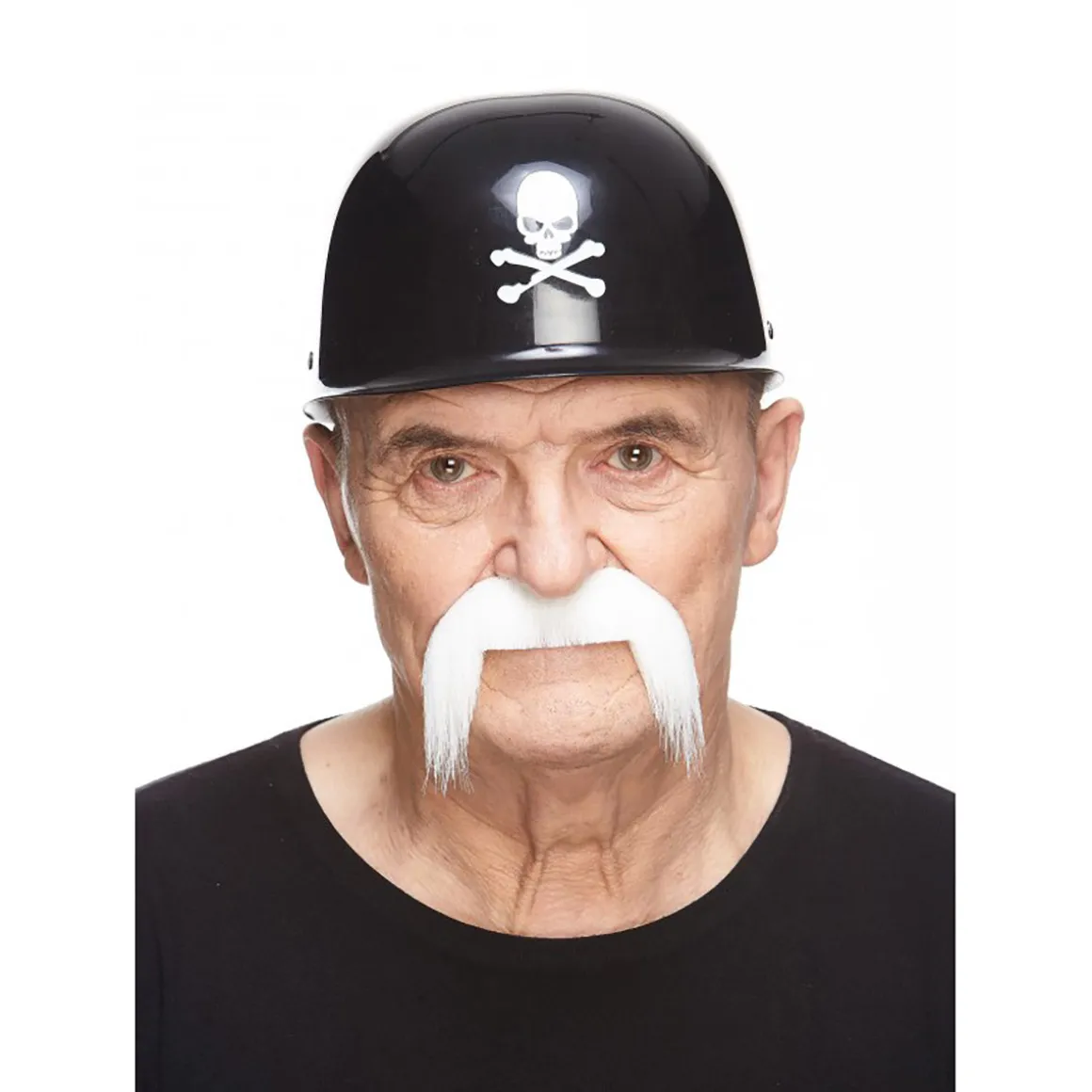 Mustasch, cowboy vit