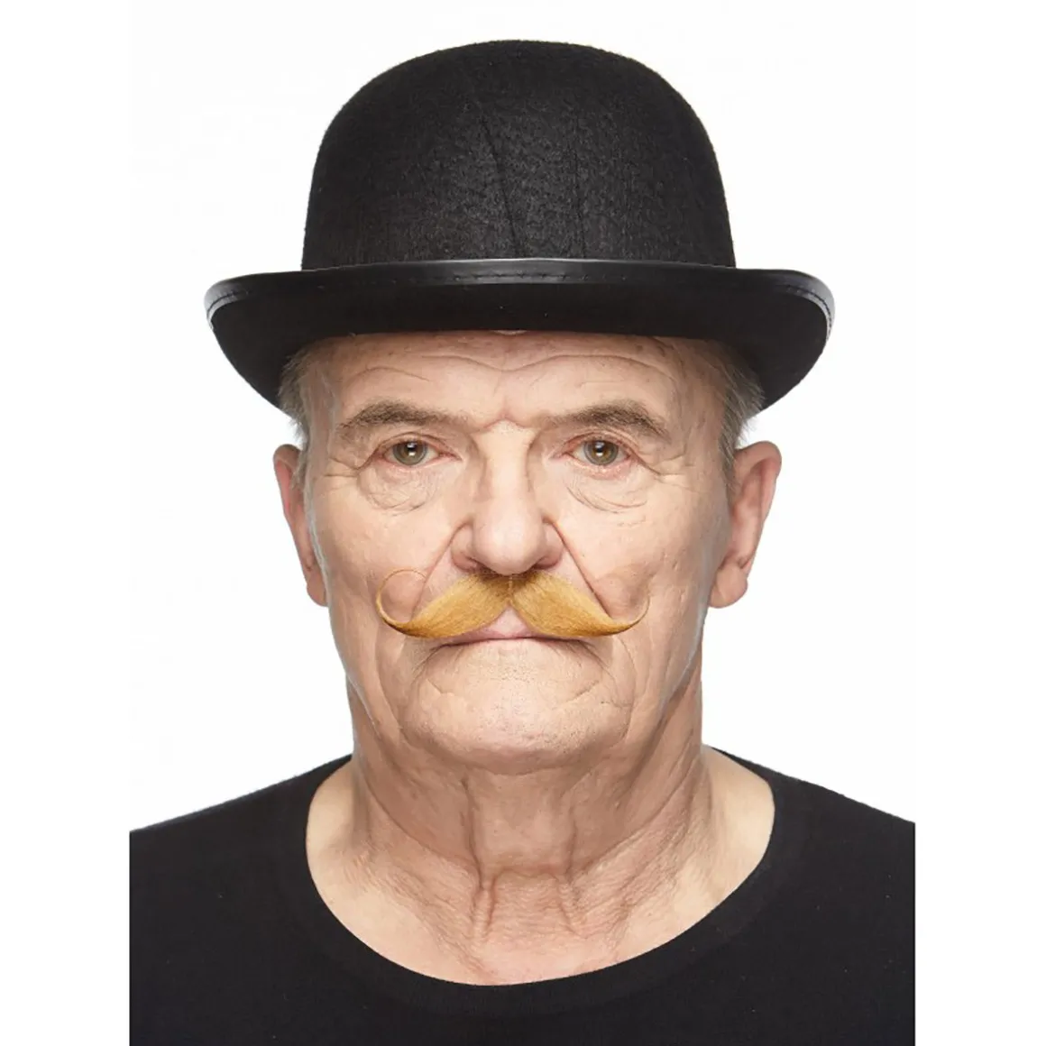Mustasch, detective brun