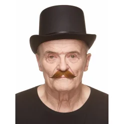 Mustasch, detective röd
