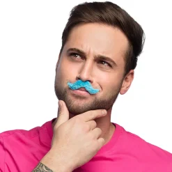 Mustascher, neon 5 st