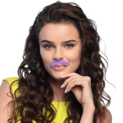 Mustascher, neon 5 st