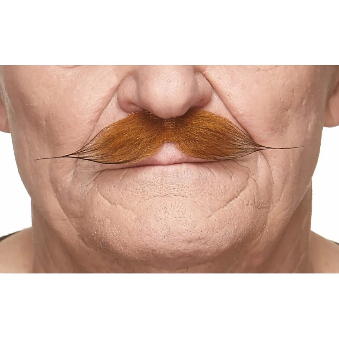 Mustasch, gentleman röd