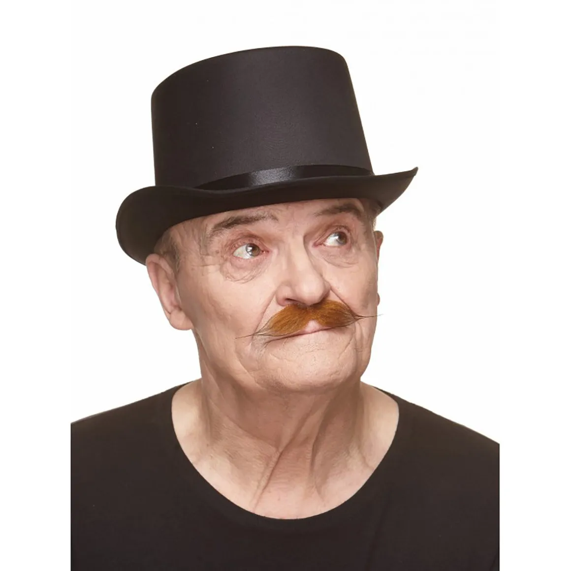 Mustasch, gentleman röd