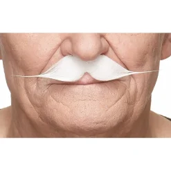 Mustasch, gentleman vit