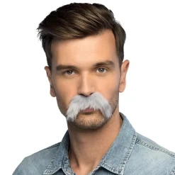 Mustasch, grå