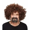 Mustasch, handyman brun