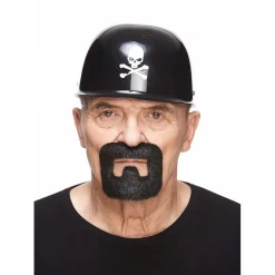 Mustasch, handyman svart