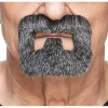 Mustasch, handyman svart/vit