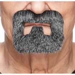 Mustasch, handyman svart/vit