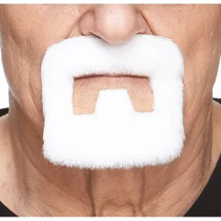 Mustasch, handyman vit