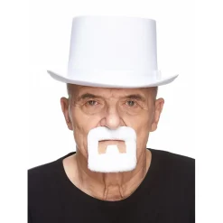 Mustasch, handyman vit