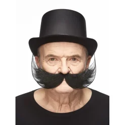 Mustasch, inventor svart