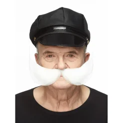 Mustasch, inventor vit