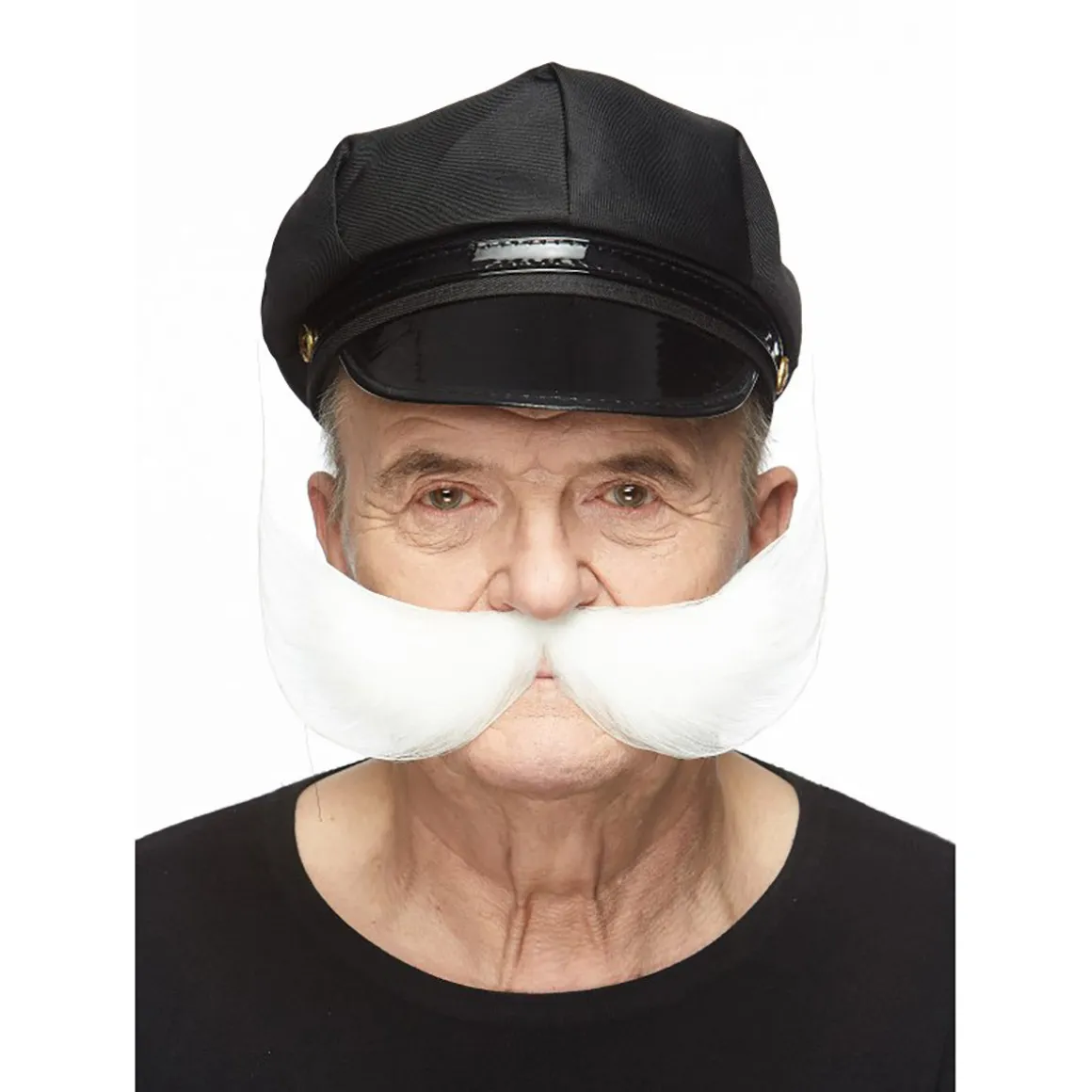Mustasch, inventor vit