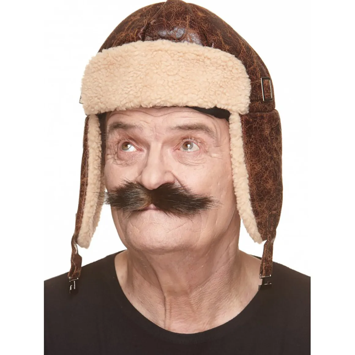Mustasch, klondike brun/grå
