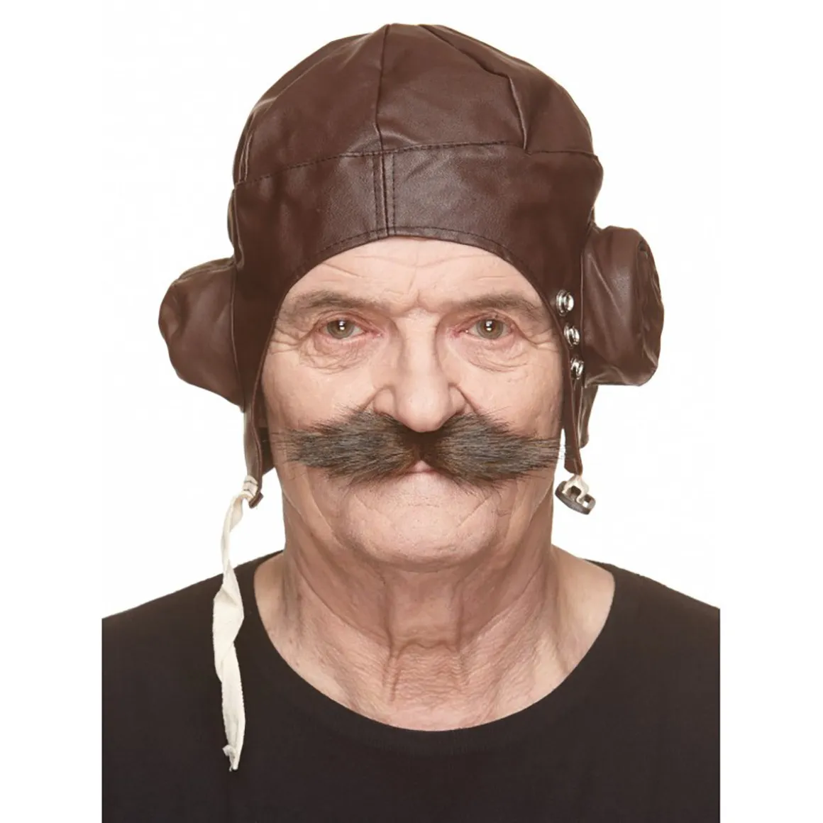 Mustasch, klondike brun/grå