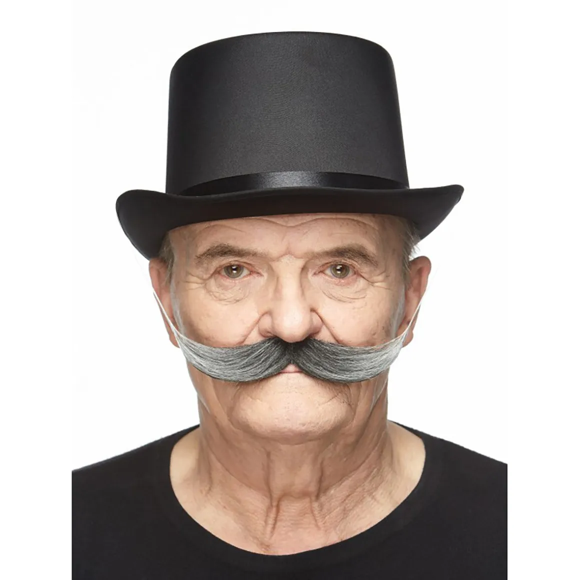 Mustasch, maestro svart/vit