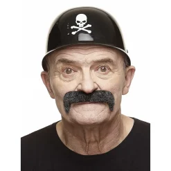 Mustasch, magnum grå