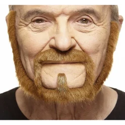 Mustasch med skägg, captain kastanj