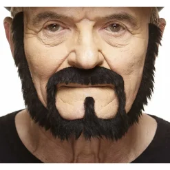 Mustasch med skägg, captain svart