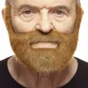 Mustasch med skägg, fisherman kastanj