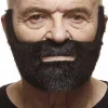 Mustasch med skägg, fisherman svart