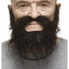 Mustasch med skägg, piomeer svart
