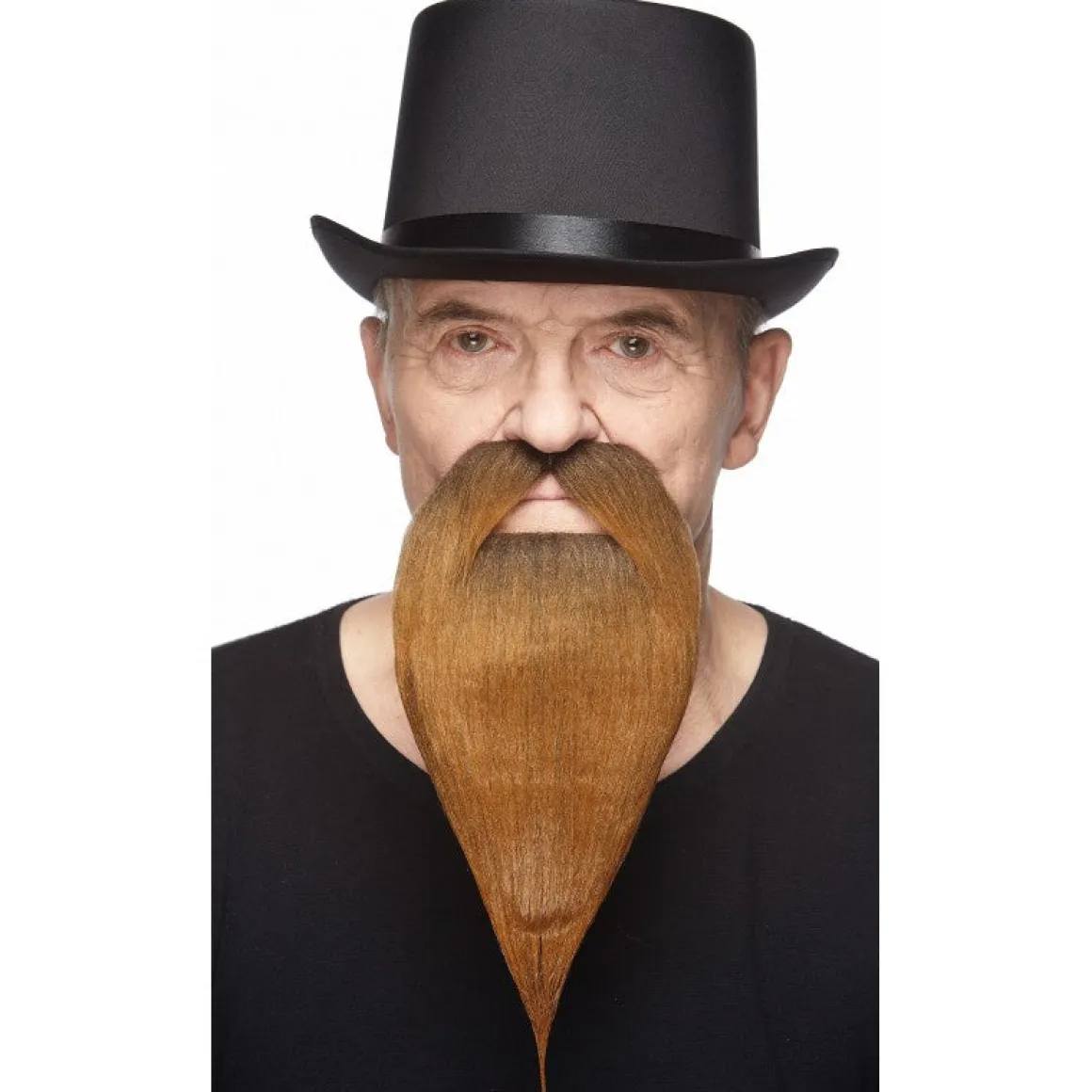 Mustasch med skägg, royal wizzard brun
