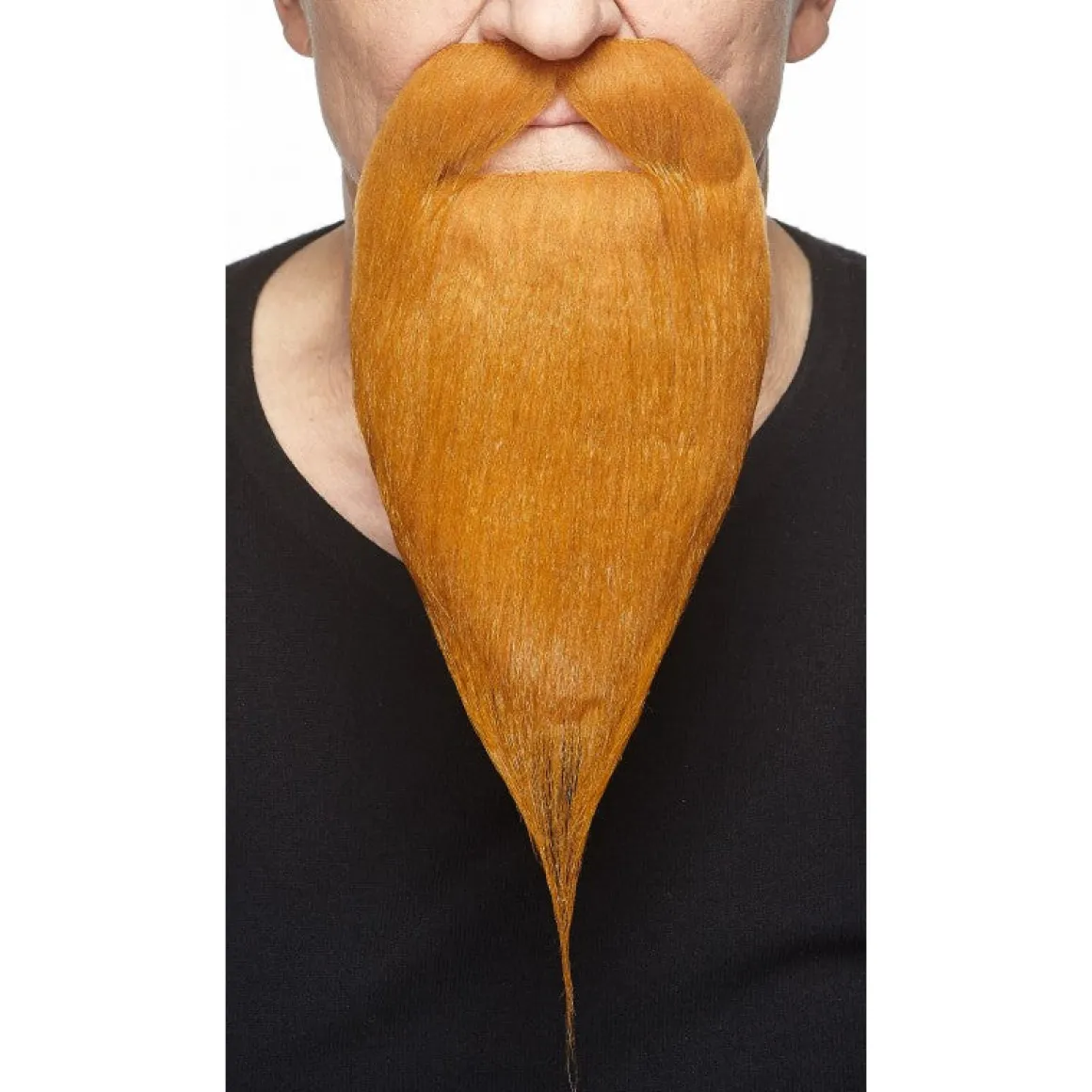 Mustasch med skägg, royal wizzard röd