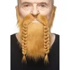 Mustasch med skägg, viking brun