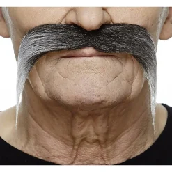 Mustasch, outlaw svart/vit