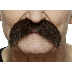 Mustasch, rebel brun