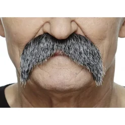 Mustasch, rebel svart/vit