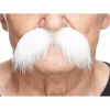 Mustasch, rebel vit