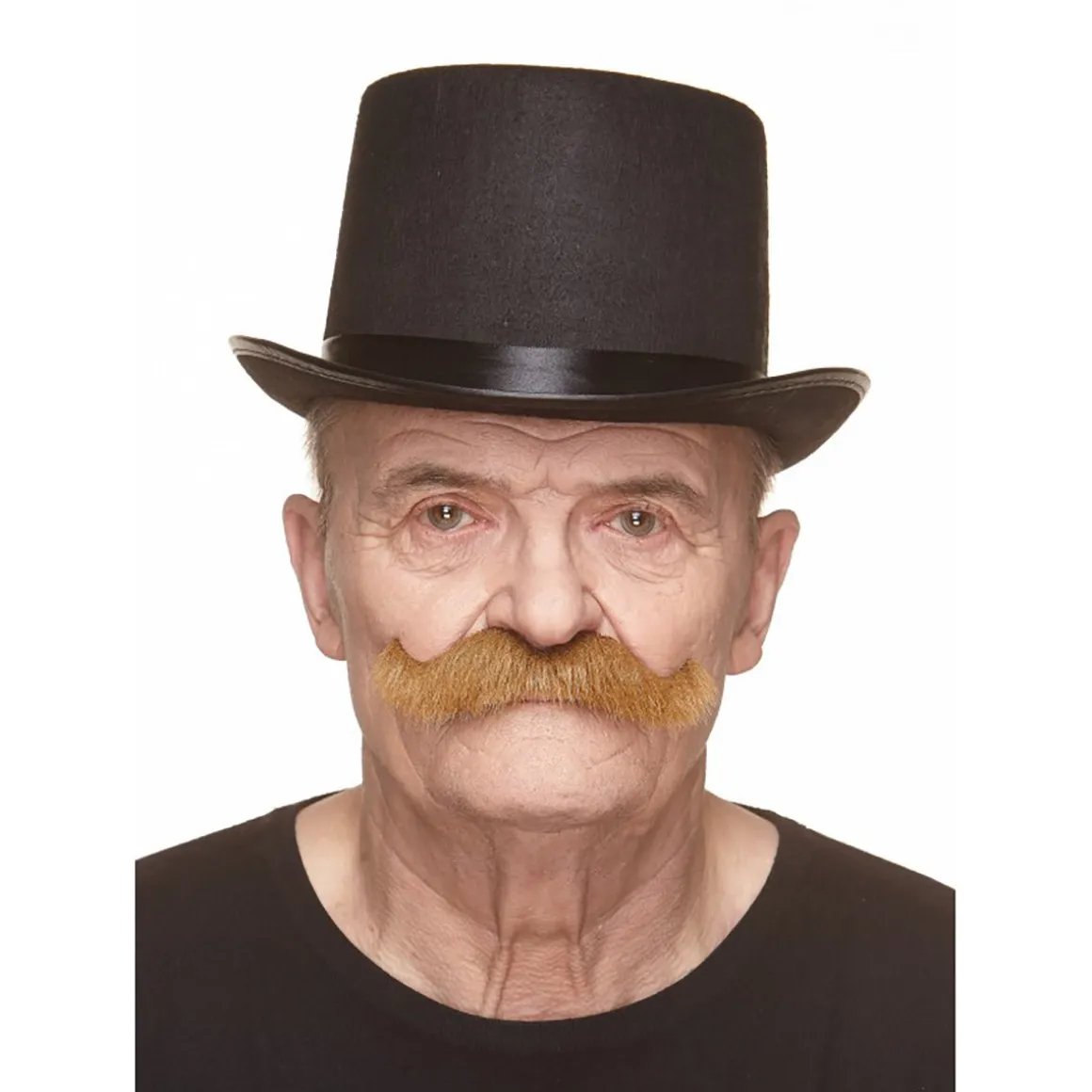 Mustasch, sheriff kastanj
