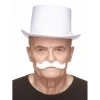 Mustasch, sheriff vit