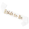 Ordensband, bride to be vit 80 cm
