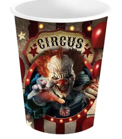 Pappersmuggar, cirkusclown 240 ml 6 st