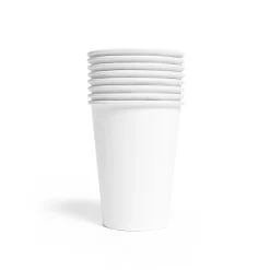 Pappersmuggar, vita 210 ml 8 st