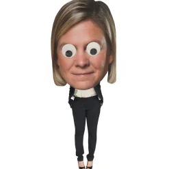 Pappmask jumbo, Magdalena Andersson