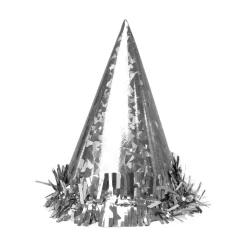 Partyhattar, silver 6 st