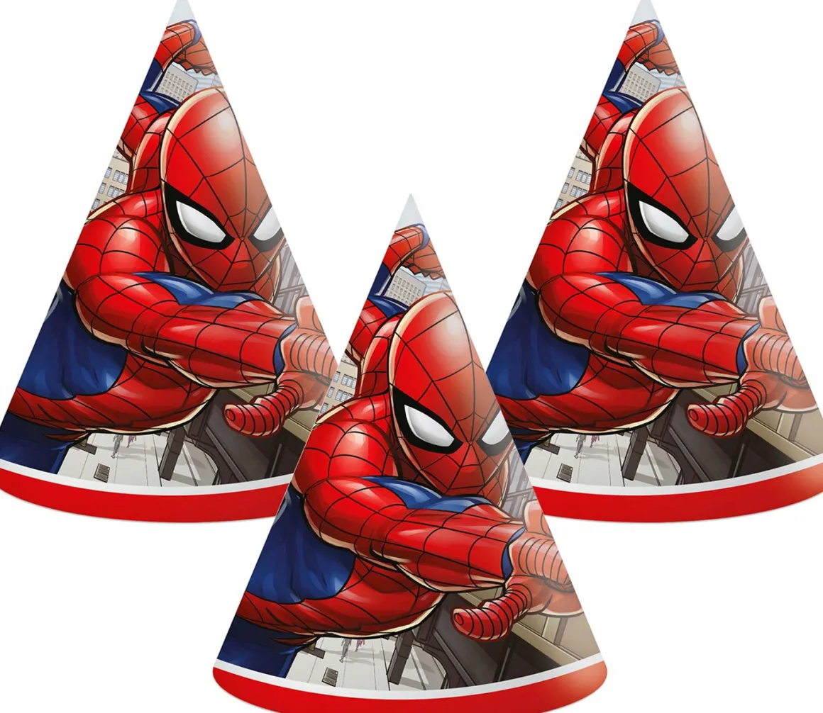 Partyhattar, Spiderman 6 st
