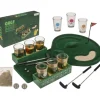 Partyspel, golf med shotglas
