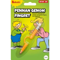 Pennan genom fingret