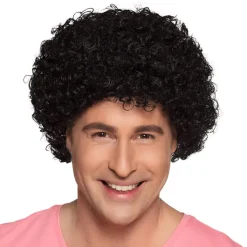 Peruk, Curly black