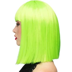 Peruk, dance neon green