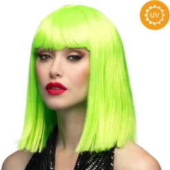 Peruk, dance neon green