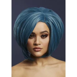 Peruk, Fever Savanna Wig True Blend Petrol Blue