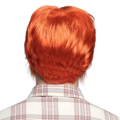 Peruk, orange med skägg