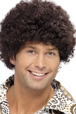 Peruk, 70-tal disco dude brun